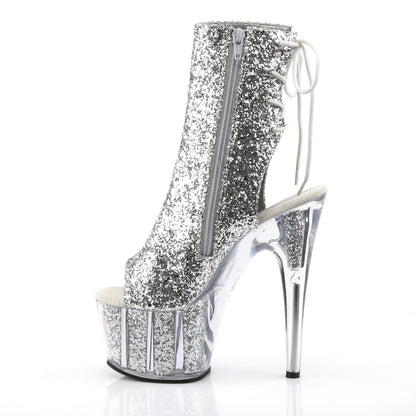 【PLEASER】ADORE-1018G シューズ Slv Glitter/Slv Glitter【取寄】