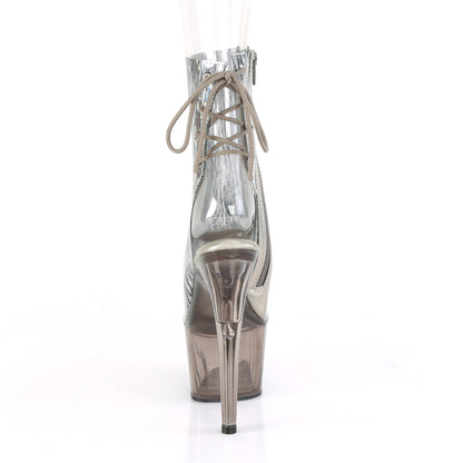 【PLEASER】ADORE-1018HCT プラットフォームシューズ Clr-Slv Hologram TPU/Smoke Tinted【取寄】