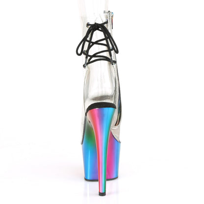 【PLEASER】ADORE-1018RC シューズ Clr/Rainbow Chrome【取寄】