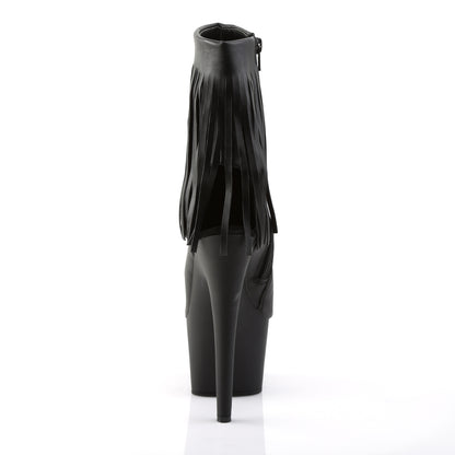 【PLEASER】ADORE-1019 シューズ Blk Faux Leather/Blk Matte【取寄】