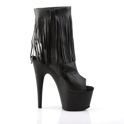 【PLEASER】ADORE-1019 シューズ Blk Faux Leather/Blk Matte【取寄】