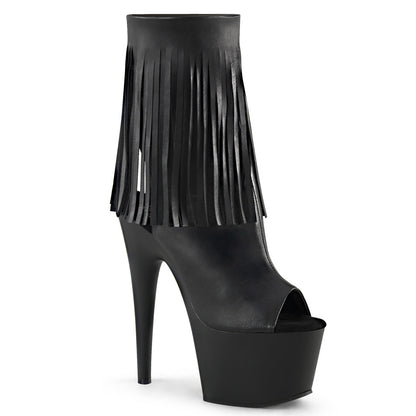 【PLEASER】ADORE-1019 シューズ Blk Faux Leather/Blk Matte【取寄】