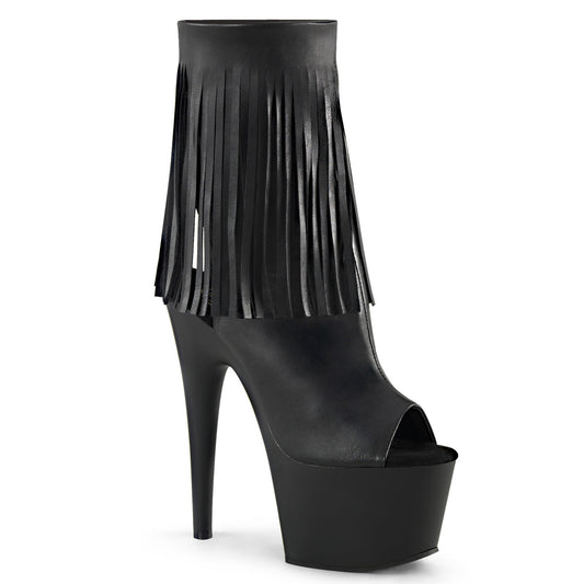 【PLEASER】ADORE-1019 プラットフォームシューズ Blk Faux Leather/Blk Matte【取寄】