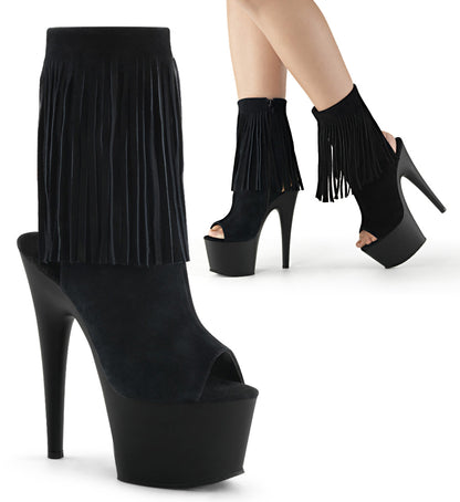 【PLEASER】ADORE-1019 シューズ Blk Suede/Blk Matte【取寄】