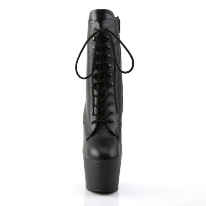 【PLEASER】ADORE-1020 シューズ Blk Leather/Blk【取寄】