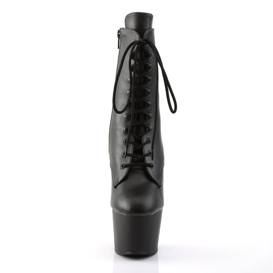 【PLEASER】ADORE-1020 プラットフォームシューズ Blk Faux Leather/Blk Matte【取寄】