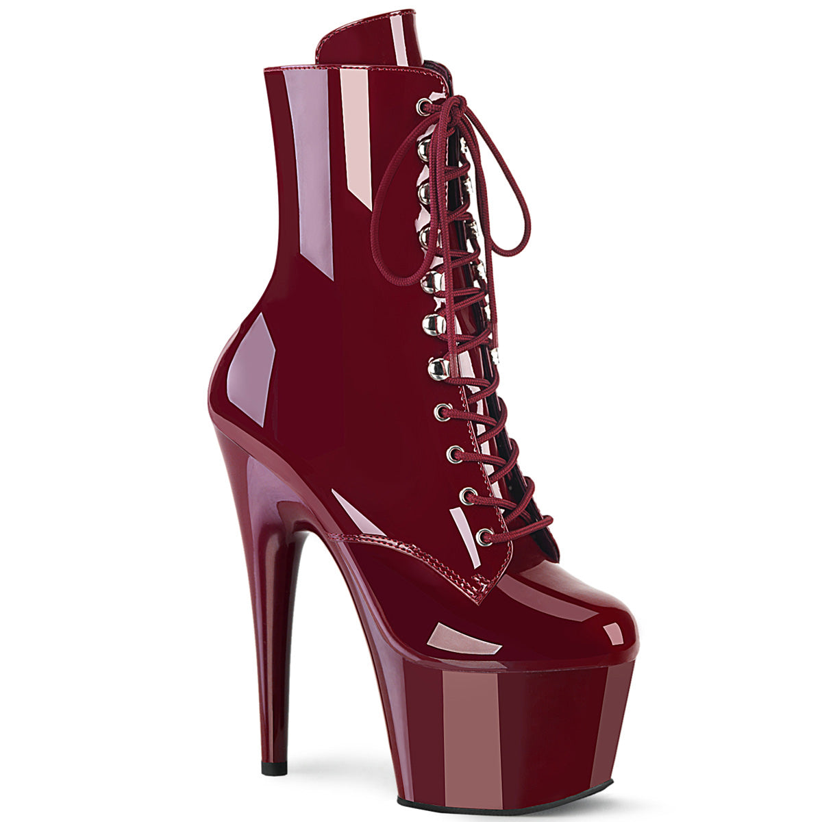 【PLEASER】ADORE-1020 シューズ Burgundy Pat/Burgundy【取寄】
