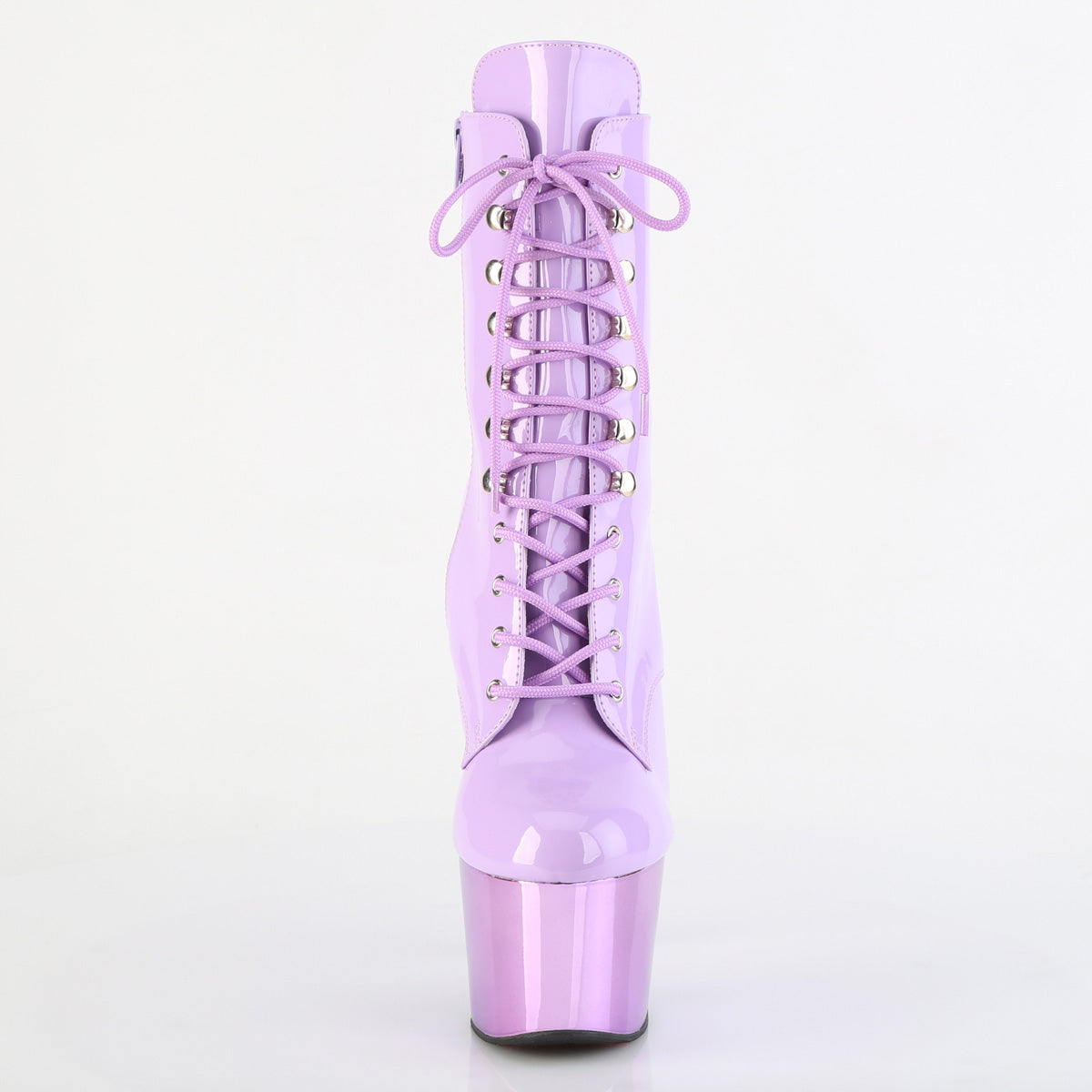 【PLEASER】ADORE-1020 シューズ Lavender Pat/Lavender Chrome【取寄】