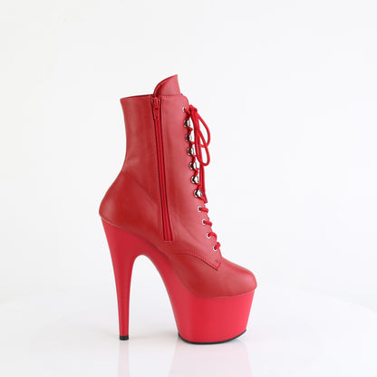 【PLEASER】ADORE-1020 シューズ Red Faux Leather/Red Matte【取寄】