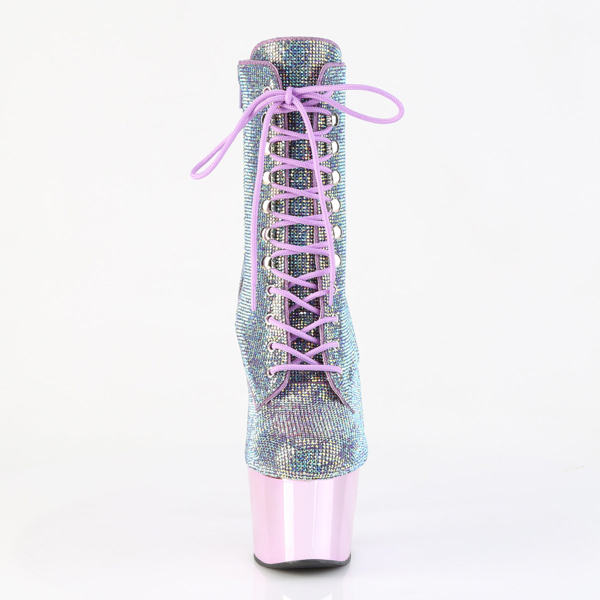 【PLEASER】ADORE-1020CHRS シューズ Lavender Multi RS/Lavender Chrome【取寄】