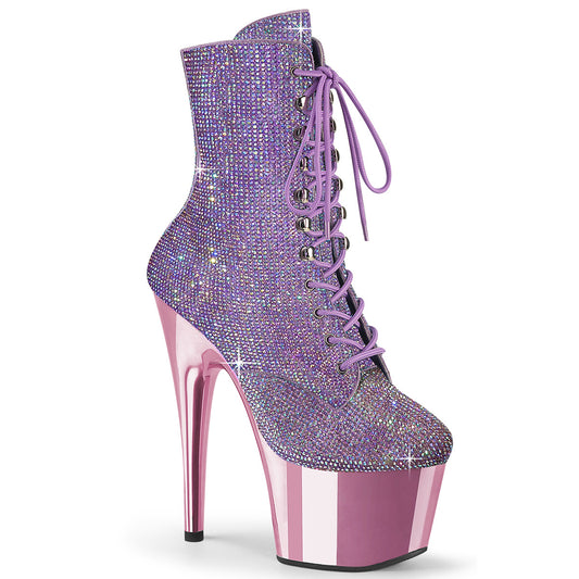 【PLEASER】ADORE-1020CHRS プラットフォームシューズ Lavender Multi RS/Lavender Chrome【取寄】
