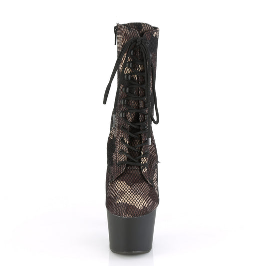 【PLEASER】ADORE-1020CM プラットフォームシューズ Green Camo-Mesh/Blk Matte【取寄】