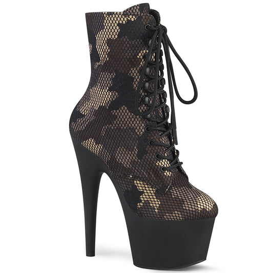 【PLEASER】ADORE-1020CM プラットフォームシューズ Green Camo-Mesh/Blk Matte【取寄】