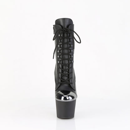 【PLEASER】ADORE-1020ESC シューズ Blk Faux Le/Blk Matte【取寄】