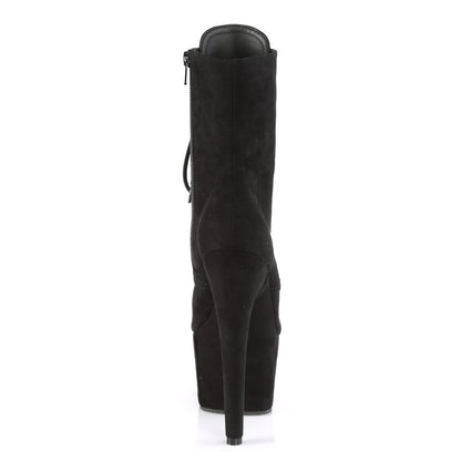 【PLEASER】ADORE-1020FS シューズ Blk Faux Suede/Blk Faux Suede【取寄】