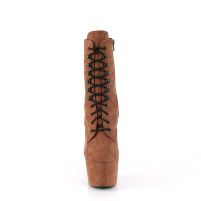 【PLEASER】ADORE-1020FS シューズ Caramel Faux Suede/Caramel Faux Suede【取寄】