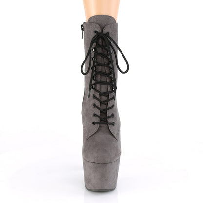 【PLEASER】ADORE-1020FS シューズ Grey Faux Suede/Grey Faux Suede【取寄】