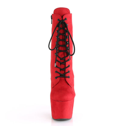 【PLEASER】ADORE-1020FS シューズ Red Faux Suede/Red Faux Suede【取寄】