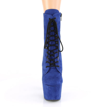 【PLEASER】ADORE-1020FS シューズ Royal Blue Faux Suede/Royal Blue【取寄】