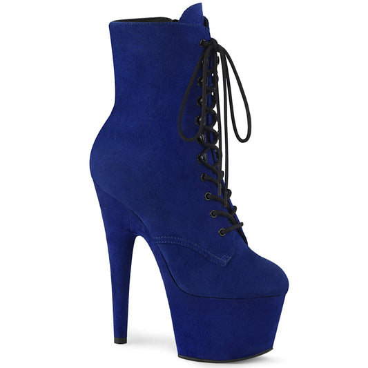 【PLEASER】ADORE-1020FS プラットフォームシューズ Royal Blue Faux Suede/Royal Blue【取寄】