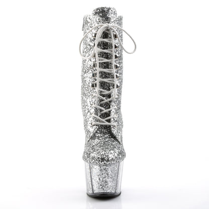 【PLEASER】ADORE-1020G シューズ Slv Glitter/Slv Glitter【取寄】