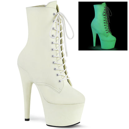 【PLEASER】ADORE-1020GD シューズ White Glow F.Leather/White Glow F.Leather【取寄】