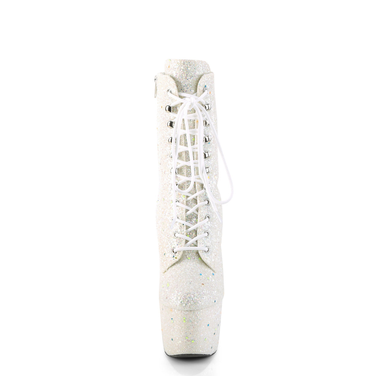 【PLEASER】ADORE-1020GDLG シューズ White Multi Glitter/White Multi Glitter【取寄】