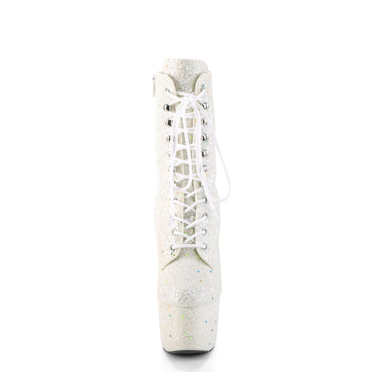 【PLEASER】ADORE-1020GDLG プラットフォームシューズ White Multi Glitter/White Multi Glitter【取寄】