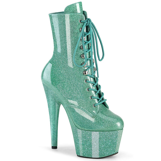 【PLEASER】ADORE-1020GP プラットフォームシューズ Aqua Glitter Pat/M【取寄】