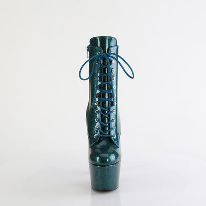 【PLEASER】ADORE-1020GP シューズ Teal Glitter Pat/M【取寄】