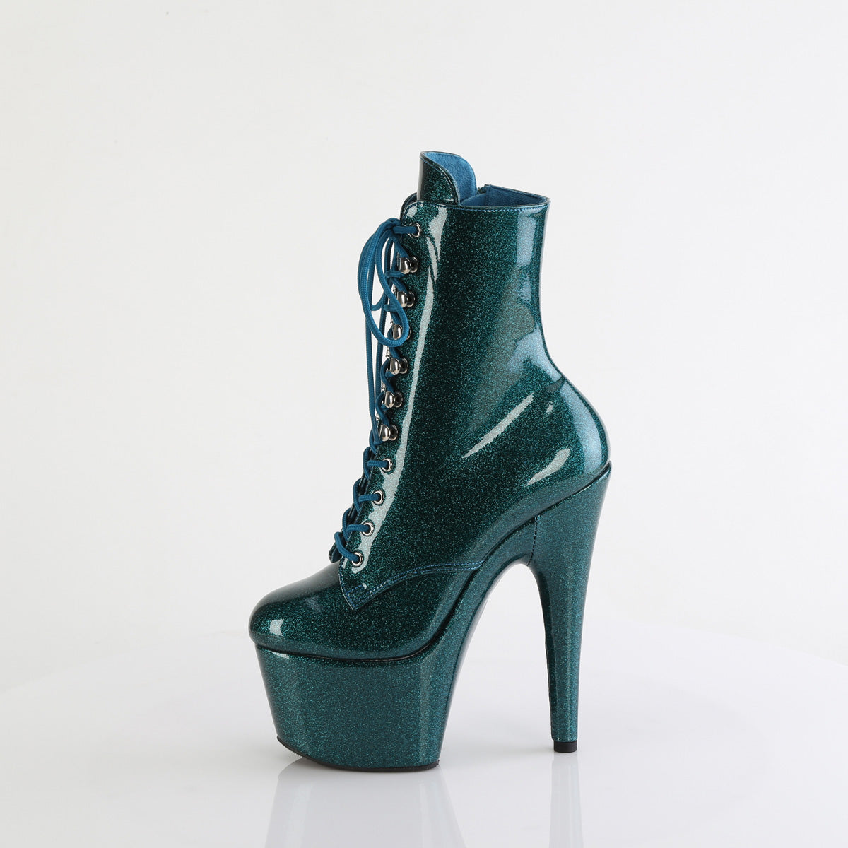 【PLEASER】ADORE-1020GP シューズ Teal Glitter Pat/M【取寄】