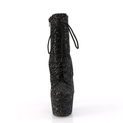 【PLEASER】ADORE-1020GWR シューズ Blk Glitter/Blk Glitter【取寄】