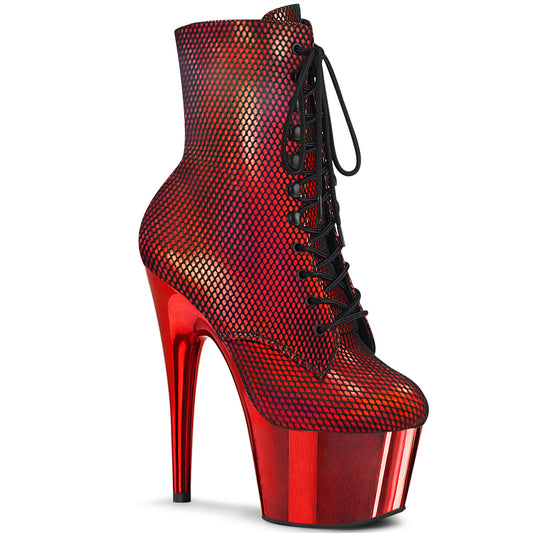 【PLEASER】ADORE-1020HFN プラットフォームシューズ Red Holo/Red Chrome【取寄】