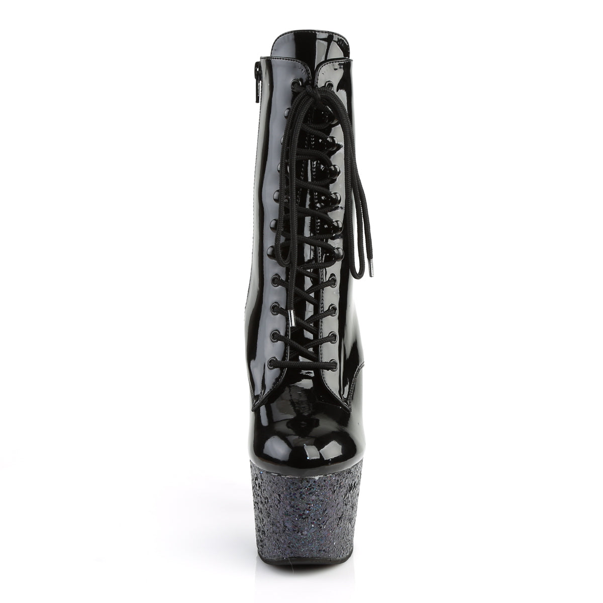 【PLEASER】ADORE-1020LG シューズ Blk Pat/Blk Multi Glitter【取寄】