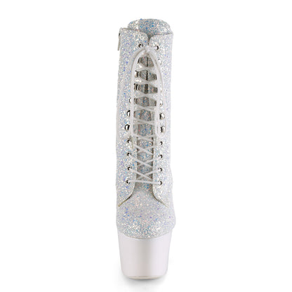 【PLEASER】ADORE-1020LG シューズ Neon White Multi Glitter/Neon White【取寄】
