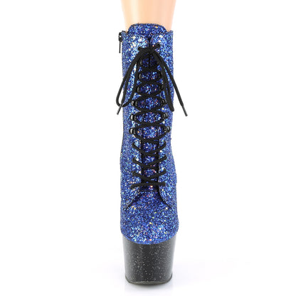 【PLEASER】ADORE-1020MG シューズ Blue Multi Glitter/Blk【取寄】
