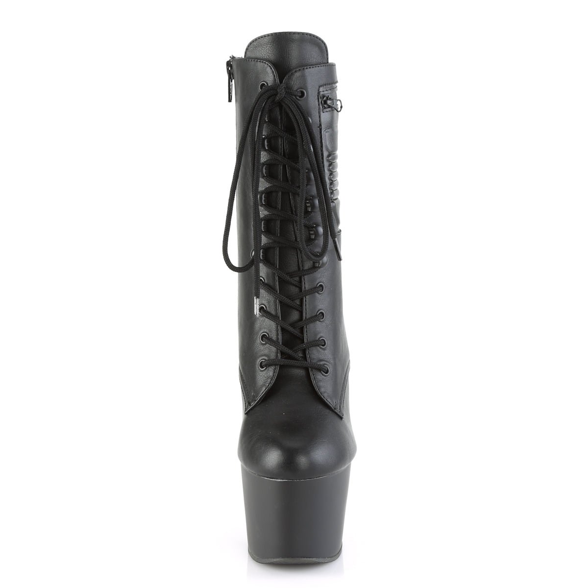 【PLEASER】ADORE-1020PK シューズ Blk Faux Leather/Blk Matte【取寄】