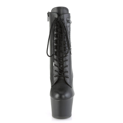 【PLEASER】ADORE-1020PK シューズ Blk Faux Leather/Blk Matte【取寄】