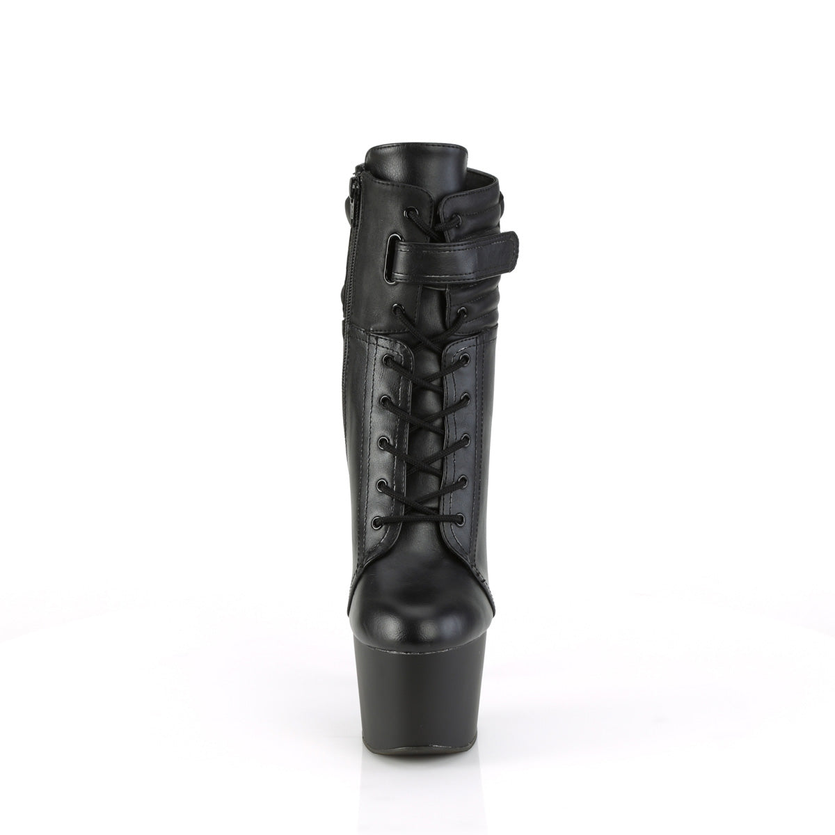 【PLEASER】ADORE-1020POUCH シューズ Blk Faux Leather/Blk Matte【取寄】