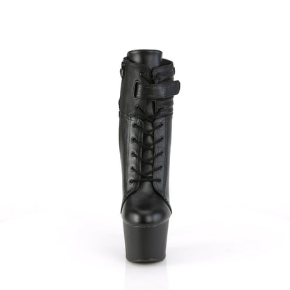 【PLEASER】ADORE-1020POUCH シューズ Blk Faux Leather/Blk Matte【取寄】