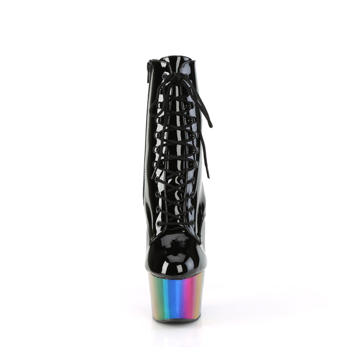 【PLEASER】ADORE-1020RC シューズ Blk Pat/Rainbow Chrome【取寄】