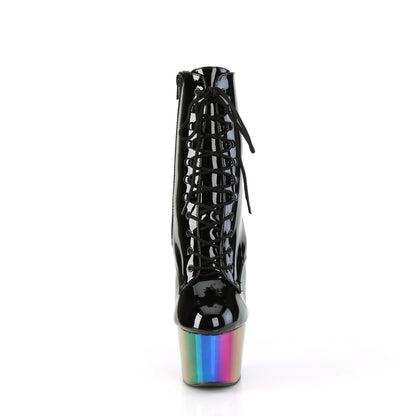 【PLEASER】ADORE-1020RC シューズ Blk Pat/Rainbow Chrome【取寄】