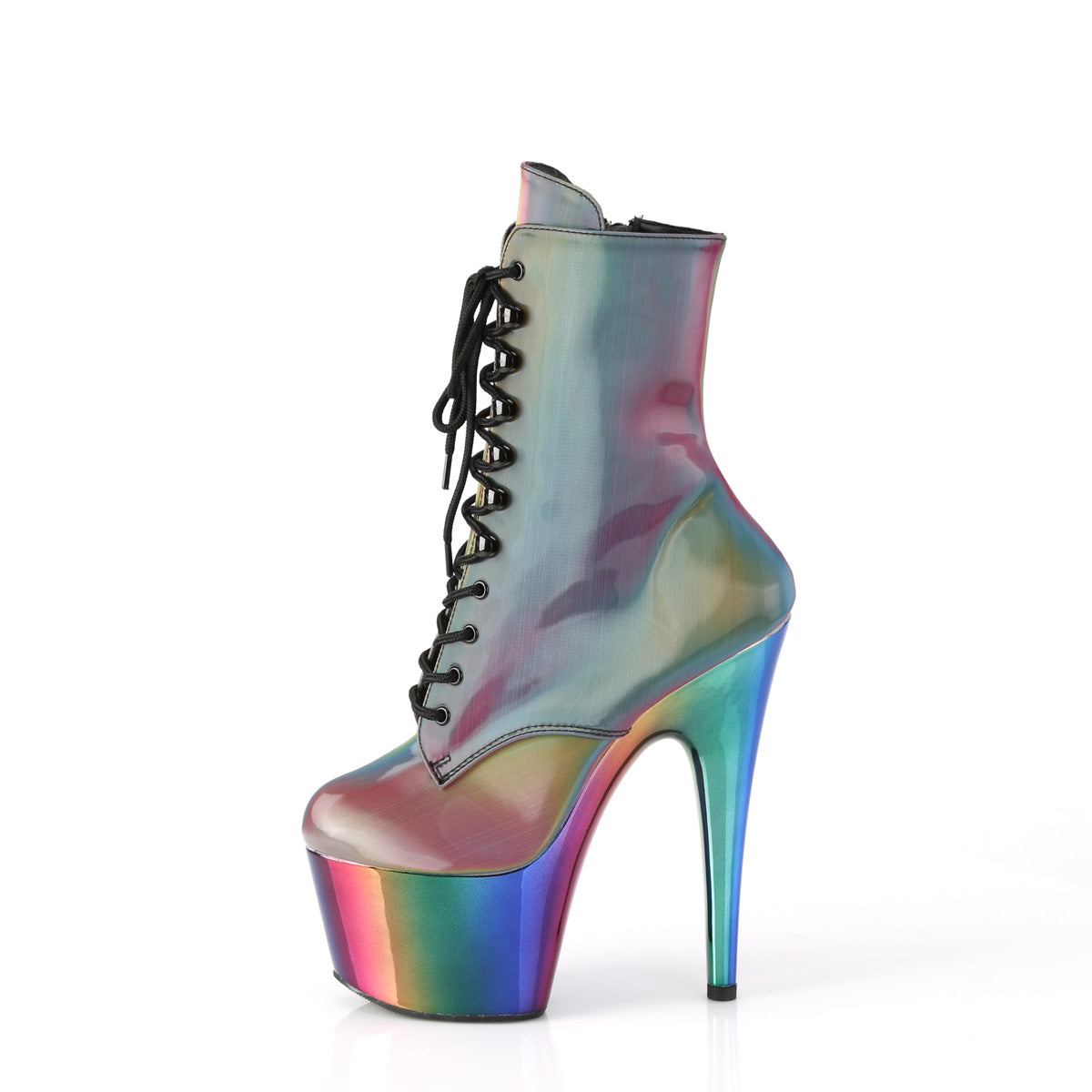 【PLEASER】ADORE-1020RC-REFL シューズ Rainbow Reflective/Rainbow Chrome【取寄】