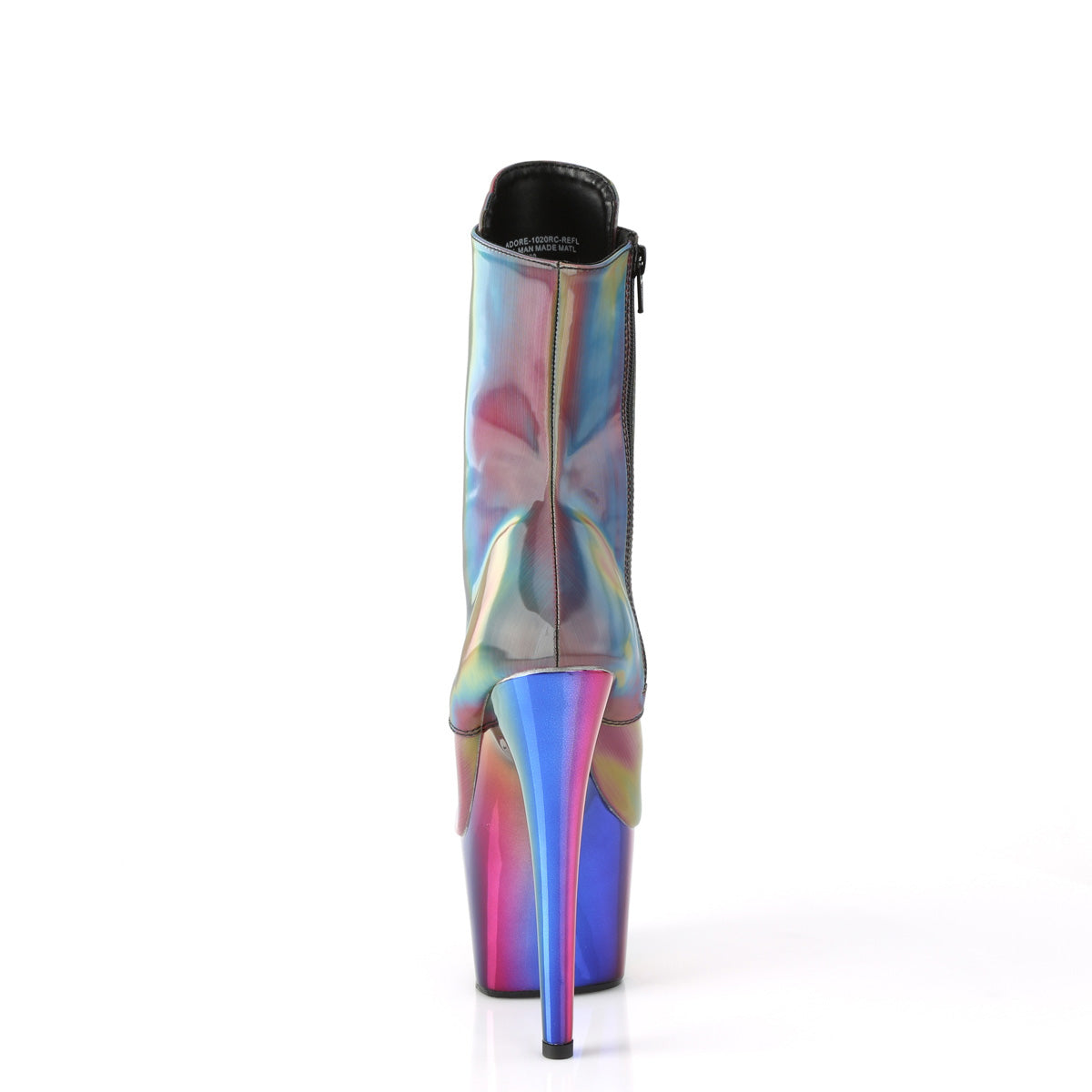 【PLEASER】ADORE-1020RC-REFL シューズ Rainbow Reflective/Rainbow Chrome【取寄】