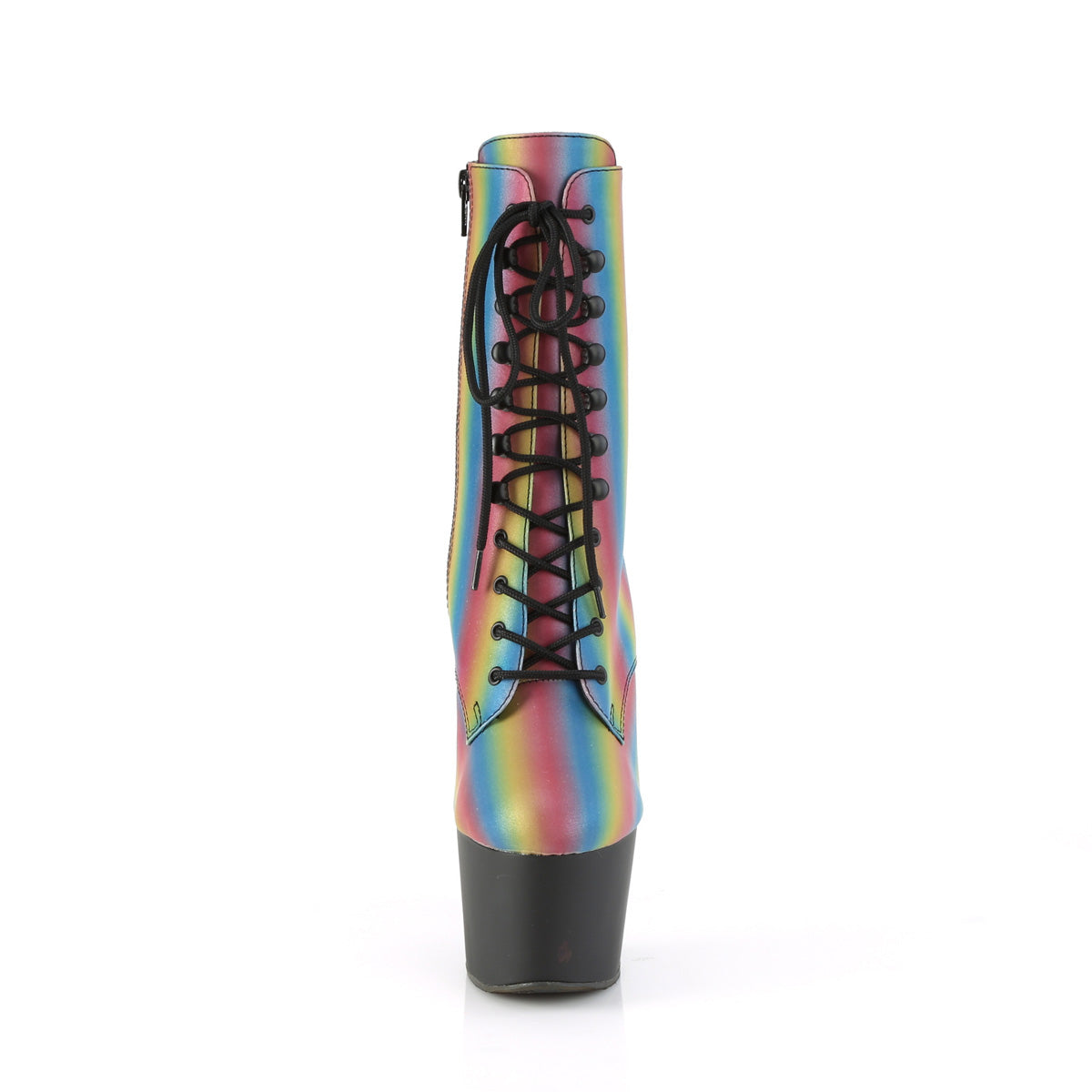 【PLEASER】ADORE-1020REFL-02 シューズ Rainbow Reflective/Blk Matte【取寄】