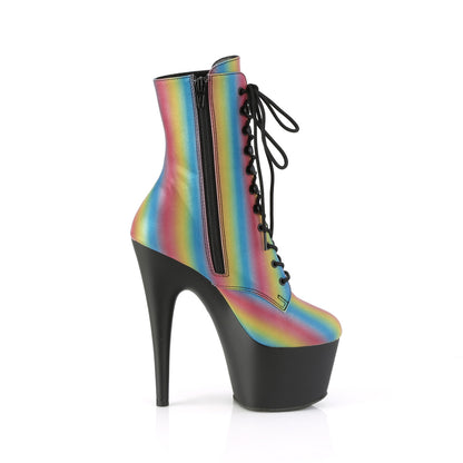 【PLEASER】ADORE-1020REFL-02 シューズ Rainbow Reflective/Blk Matte【取寄】