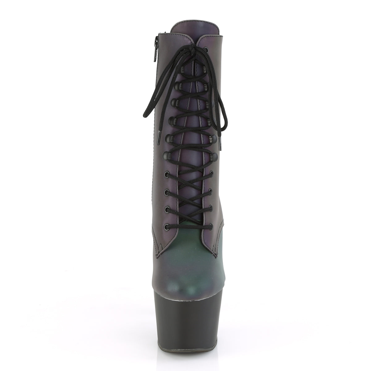【PLEASER】ADORE-1020REFL シューズ Green Multi Reflective/Blk Matte【取寄】