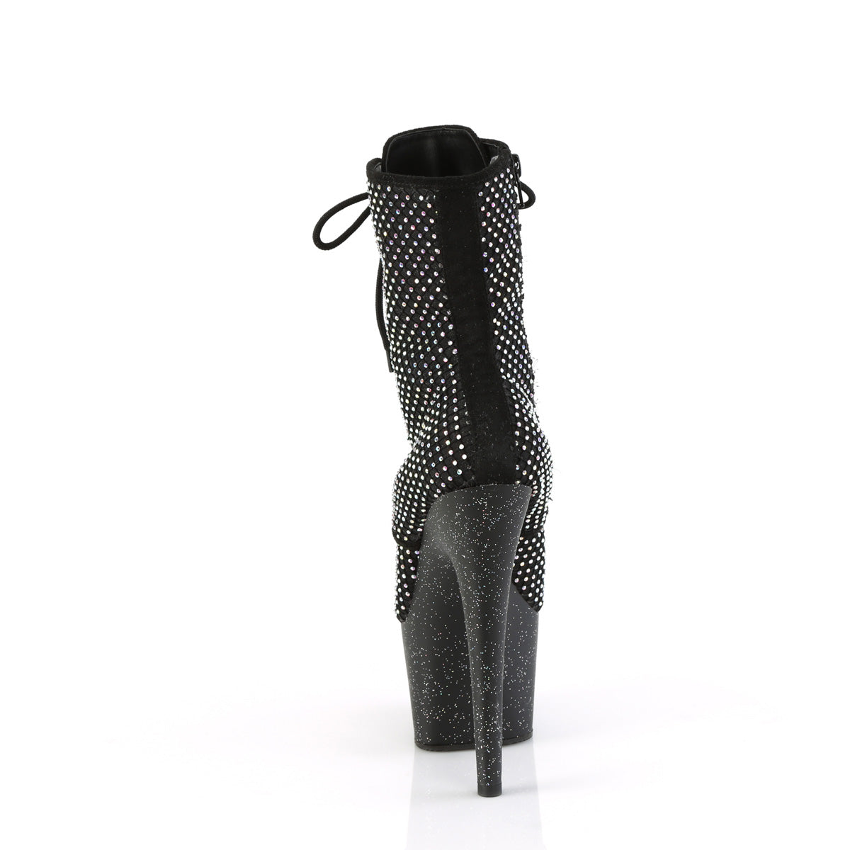 【PLEASER】ADORE-1020RM シューズ Blk Faux Suede-RS Mesh/Blk Matte【取寄】
