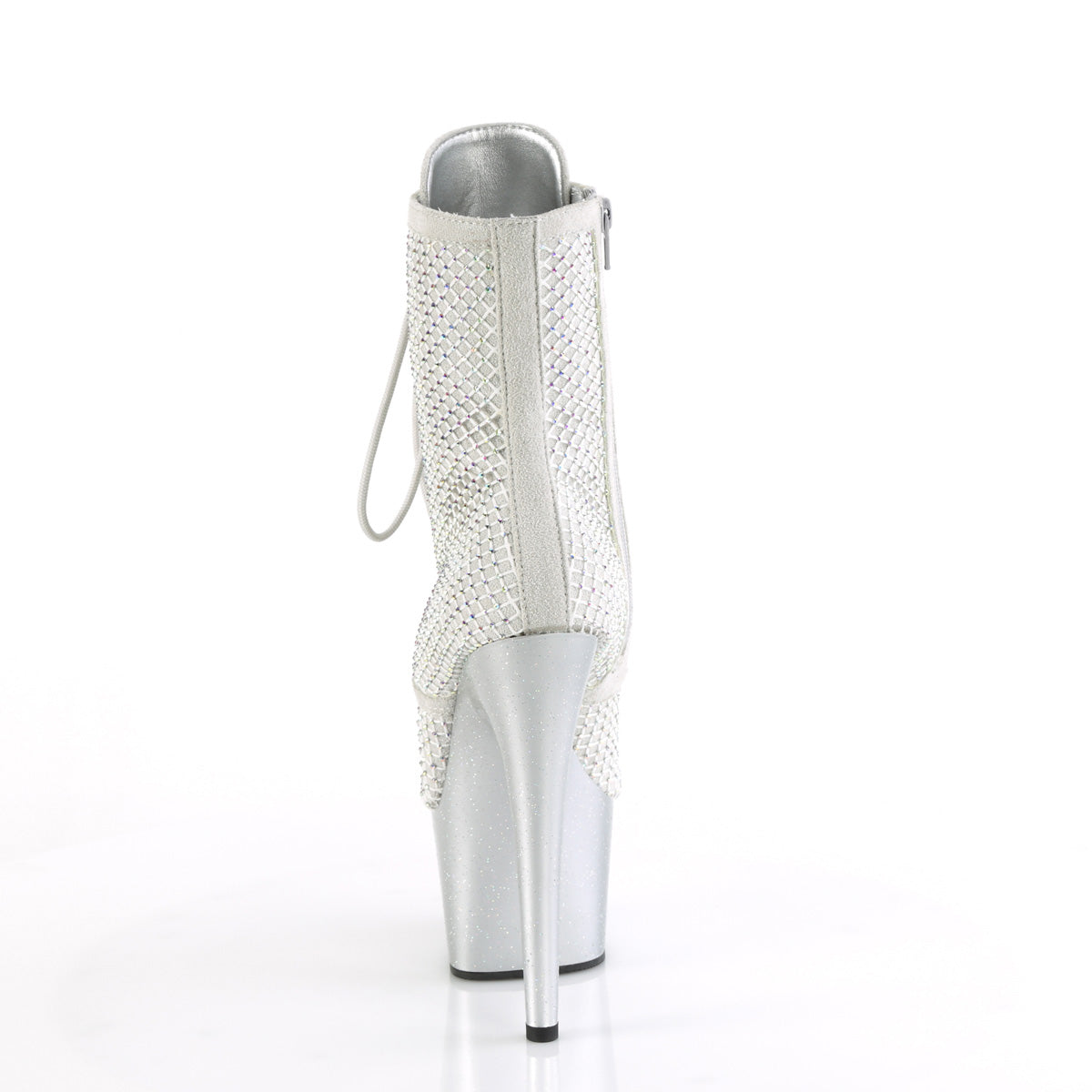 【PLEASER】ADORE-1020RM シューズ Silver Faux Sude-RS Mesh/Slv Matte【取寄】