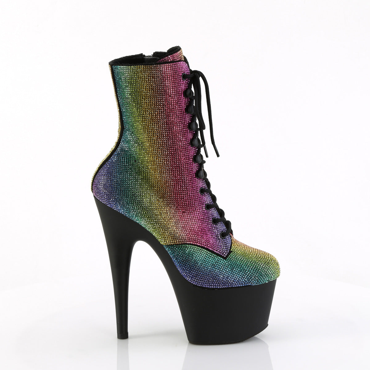 【PLEASER】ADORE-1020RS シューズ Rainbow RS/Blk Matte【取寄】